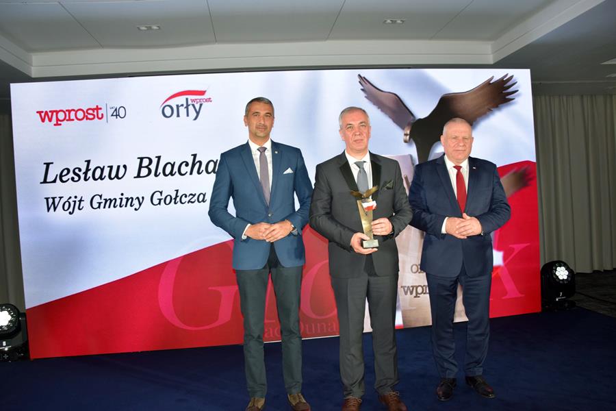 Wójt Gminy Gołcza Lesław Blacha nagrodzony „Orłem WPROST” 